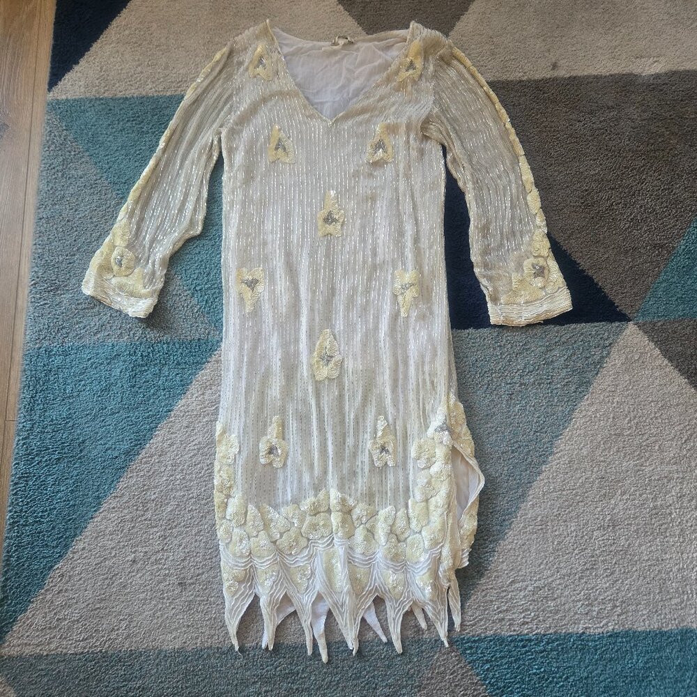 Sistermax Beaded Silk Dress
